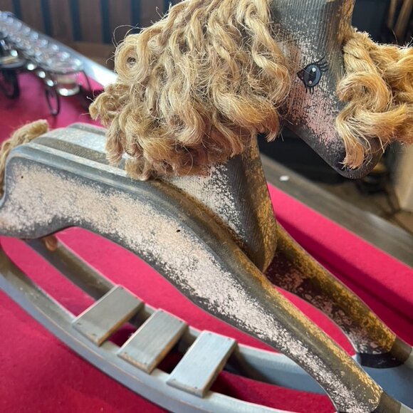 Vtg Handmade Rocking Horse - Picture 7 of 7